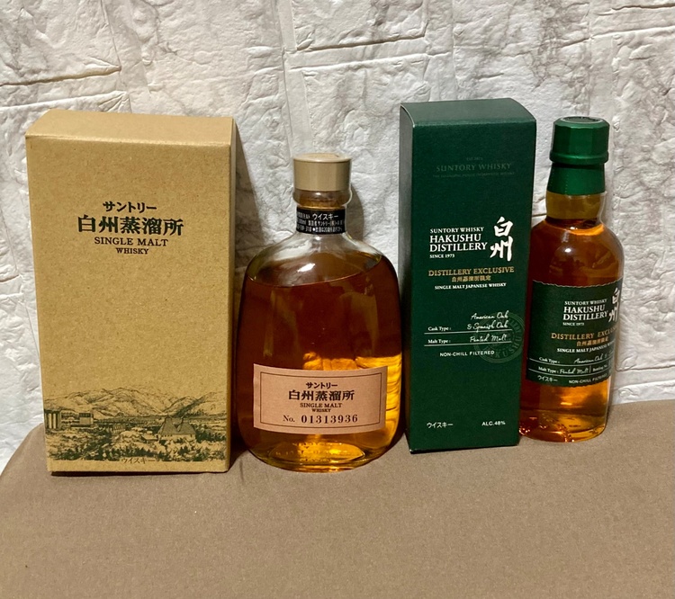 白州 蒸溜所限定 / Hakushu Distillery Exclusive（お酒）の商品画像 - 査定依頼日：2026年8月1日 - 最高査定価格：9,500円