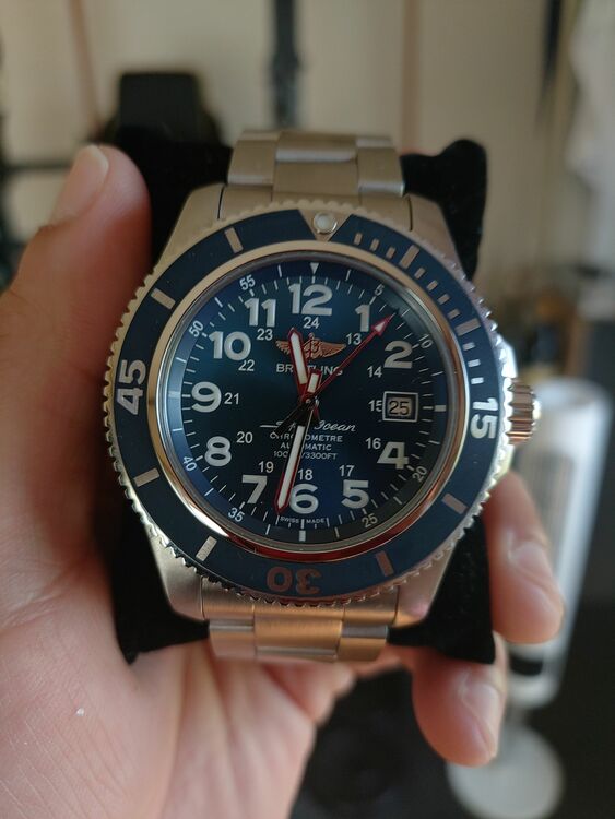 ブライトリング スーパーオーシャン （高級時計）の商品画像 - 査定依頼日：2025年9月23日 - 最高査定価格：270,000円