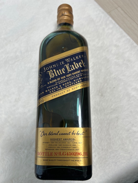 ウイスキー ジョニーウォーカー （お酒）の商品画像 - 査定依頼日：2025年10月20日 - 最高査定価格：8,500円