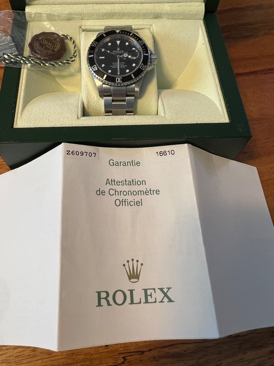 ロレックス サブマリーナー 16610（高級時計）の商品画像 - 査定依頼日：2025年7月27日 - 最高査定価格：1,330,000円