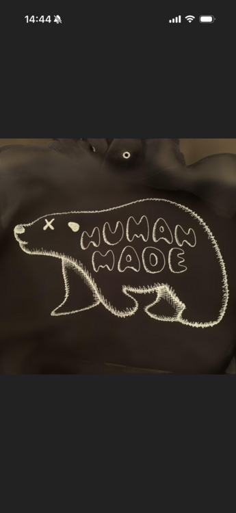 HUMAN MADE × KAWS コラボパーカー　XLサイズ（古着・ファッション）の商品画像 - 査定依頼日：2026年9月11日 - 最高査定価格：14,000円