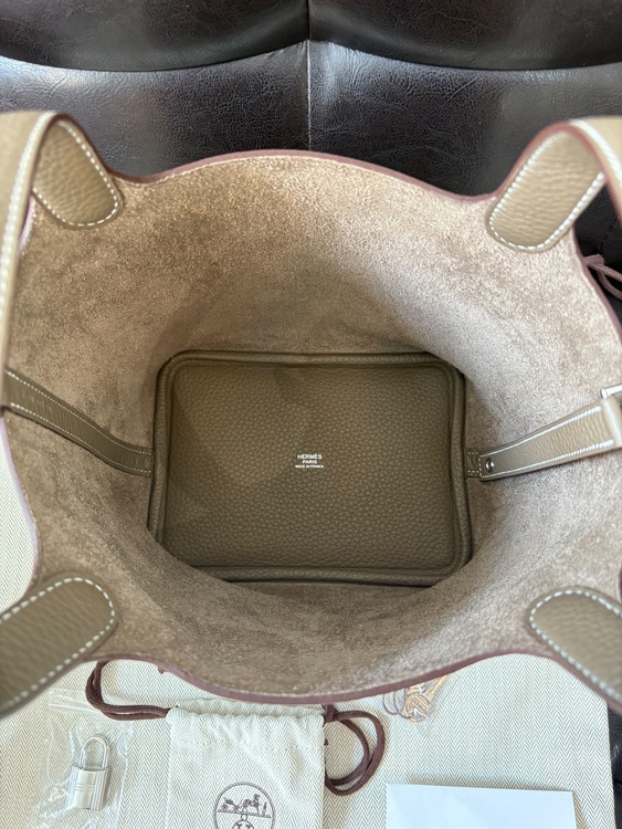 新品/エルメスK刻印ピコタンPM/エトゥープ/シルバー金具（ブランドバッグ）の商品画像 - 査定依頼日：2025年7月1日 - 最高査定価格：620,000円