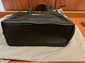 カバ レザー トートバッグ 黒