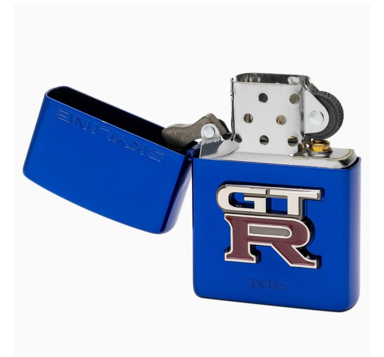 zippoライター　R34GTモデル　ブルー（喫煙具）の商品画像 - 査定依頼日：2025年10月7日 - 最高査定価格：2,400円