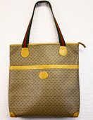 GUCCI マイクロGG トートバッグ PVCレザー シェリーライン 002 983 0163