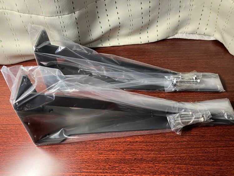 Panasonic スチールアングル　350 x2個　ブラック（家具・寝具）の商品画像 - 査定依頼日：2025年5月21日