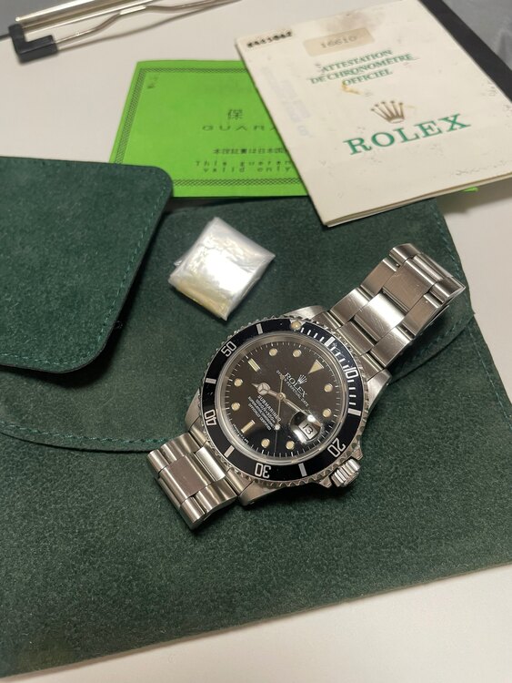 ロレックス サブマリーナー 1661（高級時計）の商品画像 - 査定依頼日：2025年5月14日 - 最高査定価格：1,150,000円