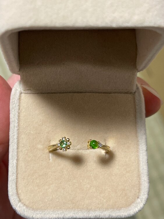 K18 アンドラダイト　リング（金・貴金属）の商品画像 - 査定依頼日：2024年1月25日 - 最高査定価格：40,000円