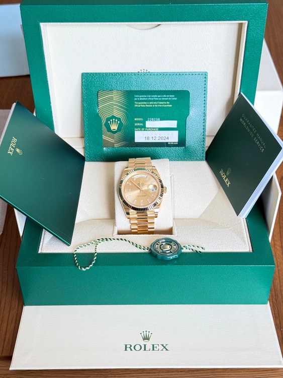 ロレックス デイデイト 22823（高級時計）の商品画像 - 査定依頼日：2025年6月9日 - 最高査定価格：6,800,000円