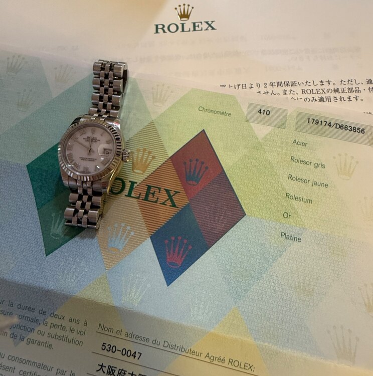 ROLEX Datejust 自動巻き 腕時計 シルバー　オイスター（高級時計）の商品画像 - 査定依頼日：2025年3月30日 - 最高査定価格：860,000円