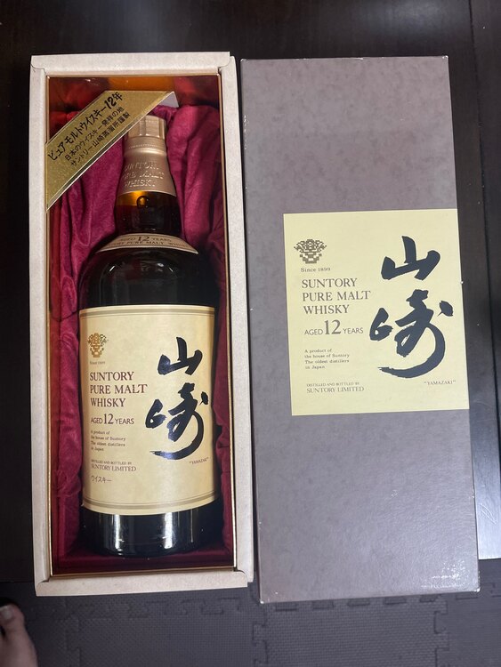 山崎ピュアモルトウイスキー12年（お酒）の商品画像 - 査定依頼日：2025年3月18日 - 最高査定価格：12,000円