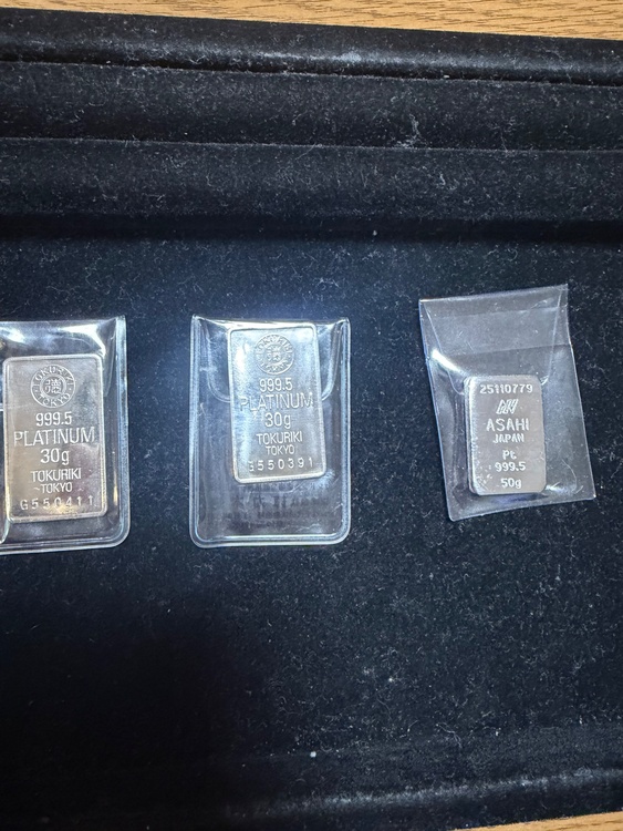 プラチナインゴット（金・貴金属）の商品画像 - 査定依頼日：2026年2月1日 - 最高査定価格：1,300,000円