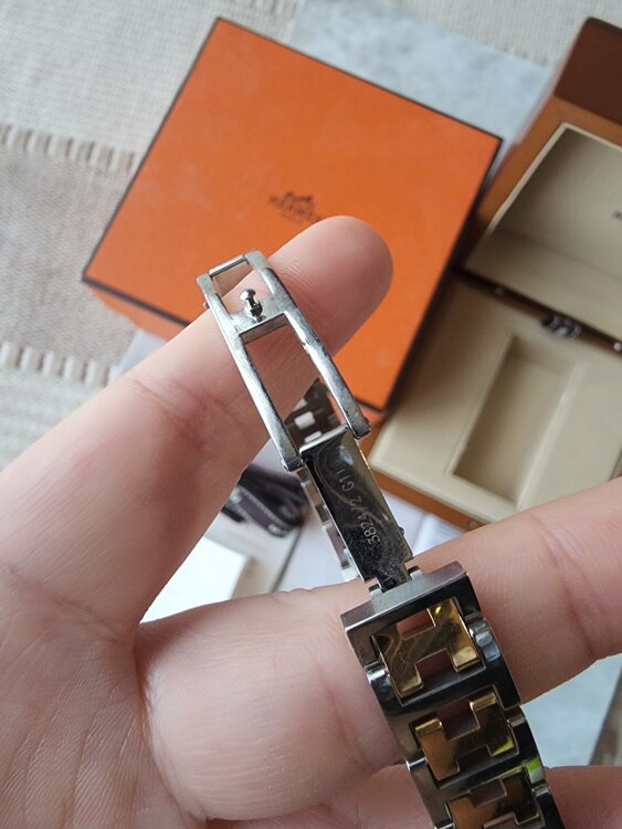 HERMES クリッパーナクレベガル12Pダイヤ（高級時計）の商品画像 - 査定依頼日：2026年8月18日 - 最高査定価格：65,000円