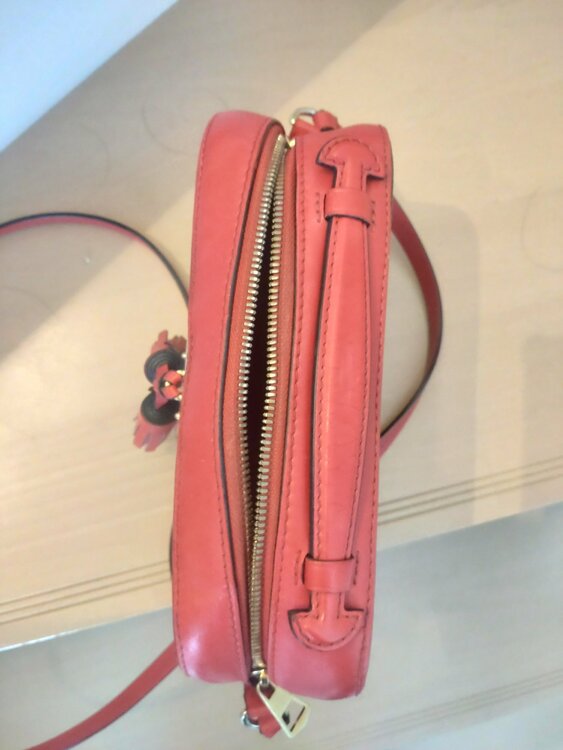 サントンジュ　赤　43556（ブランドバッグ）の商品画像 - 査定依頼日：2026年3月13日 - 最高査定価格：140,000円