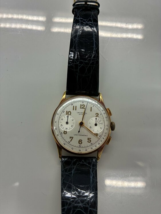 その他 その他 ユニバーサル　ユニコンパックス　YG(メッキではないです)（高級時計）の商品画像 - 査定依頼日：2026年3月19日 - 最高査定価格：20,000円