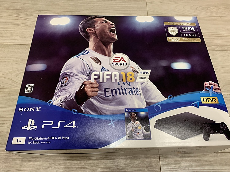PlayStation®4 FIFA 18 Pack（ゲーム機本体・ゲームソフト）の商品画像 - 査定依頼日：2019年12月25日 - 最高査定価格：14,500円