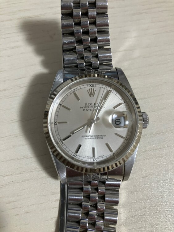 ロレックス デイトジャスト 1623（高級時計）の商品画像 - 査定依頼日：2025年1月5日 - 最高査定価格：540,000円