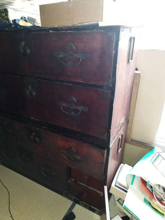 江戸時代 時代箪笥（家具・寝具）の商品画像 - 査定依頼日：2025年5月21日 - 最高査定価格：1,000円