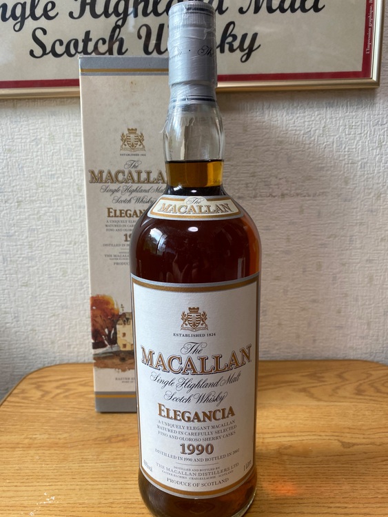 マッカラン　エレガンシア　1990（お酒）の商品画像 - 査定依頼日：2025年8月2日 - 最高査定価格：101,000円