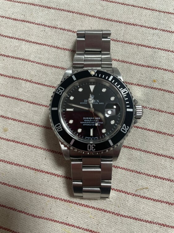 ロレックス サブマリーナー 16610（高級時計）の商品画像 - 査定依頼日：2025年4月7日 - 最高査定価格：1,250,000円
