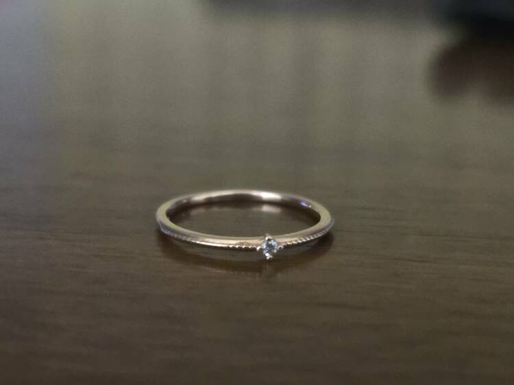 ete 1粒ダイヤ入りリング（金・貴金属）の商品画像 - 査定依頼日：2026年3月22日 - 最高査定価格：11,000円