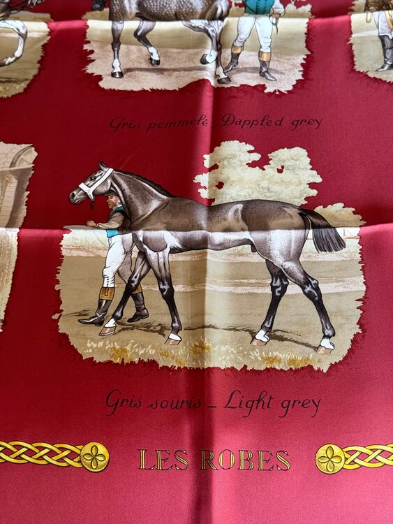 スカーフ　カレ90- Les Robes（古着・ファッション）の商品画像 - 査定依頼日：2025年2月20日 - 最高査定価格：15,000円