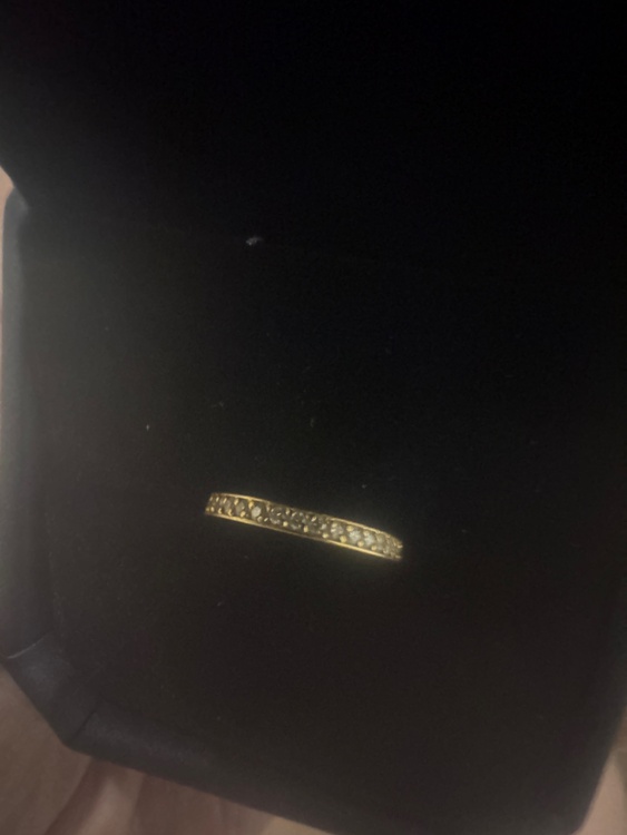 k18 ハーフエタニィティダイヤリング　0.15ct（金・貴金属）の商品画像 - 査定依頼日：2026年2月25日 - 最高査定価格：65,000円