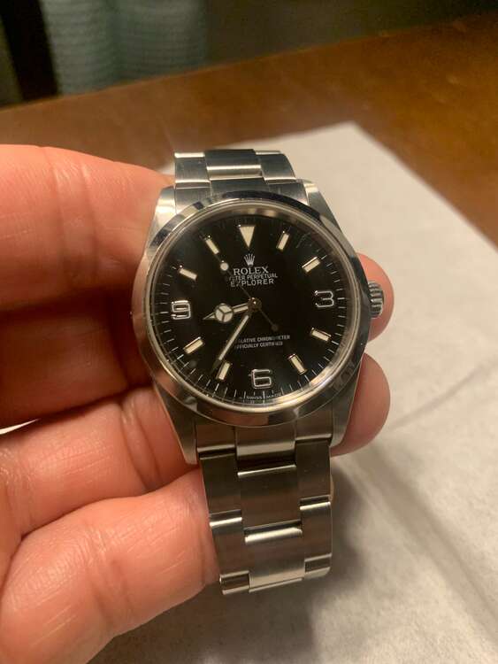 ロレックス エクスプローラー OYSTER PERRETIA（高級時計）の商品画像 - 査定依頼日：2025年5月15日 - 最高査定価格：700,000円