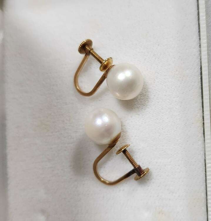 パールイヤリング（金・貴金属）の商品画像 - 査定依頼日：2025年5月3日 - 最高査定価格：10,000円