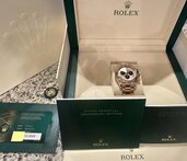 オイスター、40 mm、エバーローズゴールド  リファレンス 126505（高級時計）の商品画像 - 査定依頼日：2026年2月4日 - 最高査定価格：10,350,000円