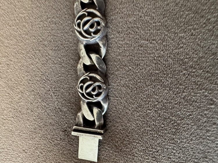 クロムハーツ　フローラルリンクオールドブレスレット　7リンク（古着・ファッション）の商品画像 - 査定依頼日：2026年1月20日 - 最高査定価格：250,000円