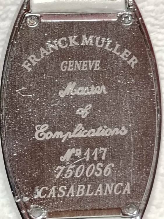 フランクミュラー カサブランカ 7500S6（高級時計）の商品画像 - 査定依頼日：2025年12月24日 - 最高査定価格：400,000円