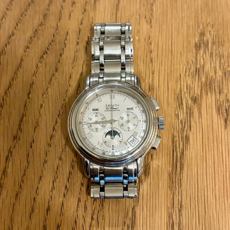 クロノマスター エルプリメロ ムーンフェイズ クロノグラフ（高級時計）の商品画像 - 査定依頼日：2025年4月13日 - 最高査定価格：400,000円