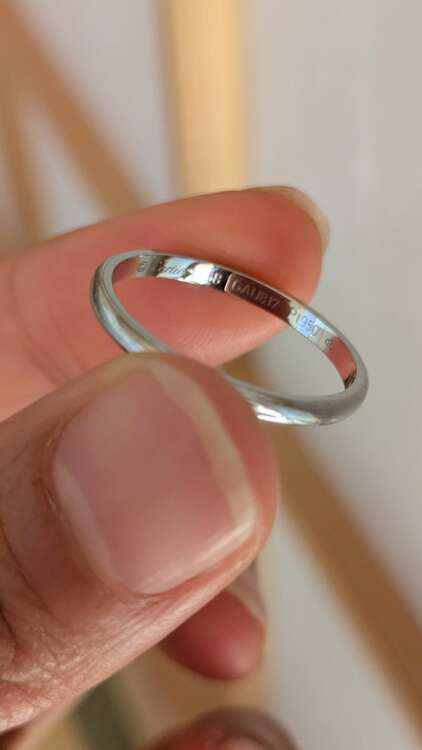 カルティエ　バレリーナ プラチナ、ダイヤモンド ウェディング リング プラチナ、（金・貴金属）の商品画像 - 査定依頼日：2025年3月21日 - 最高査定価格：100,000円