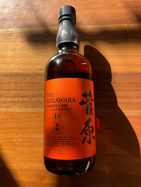 菅原14年（お酒）の商品画像 - 査定依頼日：2025年1月14日 - 最高査定価格：2,500円