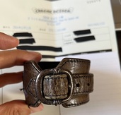 [クロムハーツ R&R　ロックンロール レザーブレスレット]（古着・ファッション）の商品画像 - 査定依頼日：2025年9月14日 - 最高査定価格：30,000円