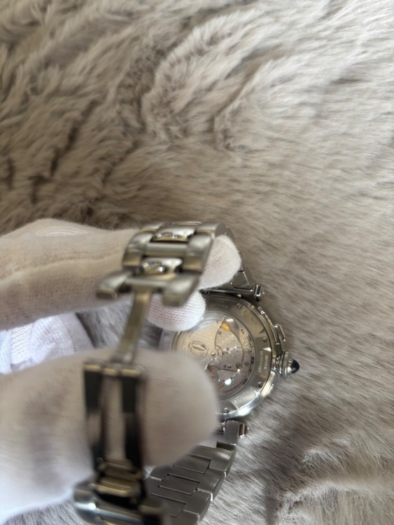 カルティエパシャ３８ミリ　グリッド（高級時計）の商品画像 - 査定依頼日：2025年12月25日 - 最高査定価格：400,000円