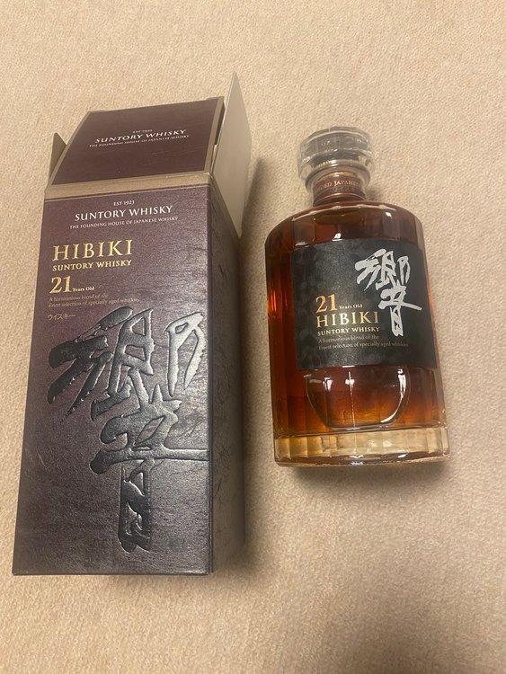 サントリー響21年（お酒）の商品画像 - 査定依頼日：2023年4月16日 - 最高査定価格：60,000円