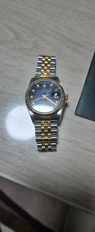 デイトジャスト16233G P番（高級時計）の商品画像 - 査定依頼日：2026年4月9日 - 最高査定価格：1,250,000円