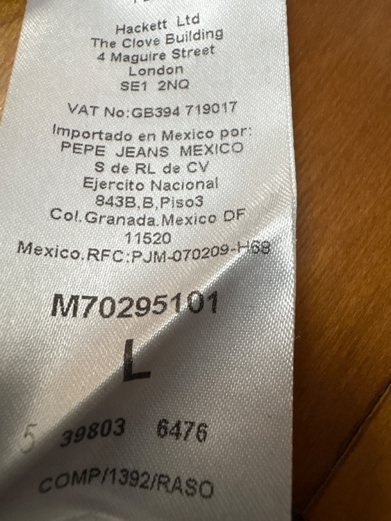 Hackett ウールセーター（古着・ファッション）の商品画像 - 査定依頼日：2026年4月27日 - 最高査定価格：2,000円