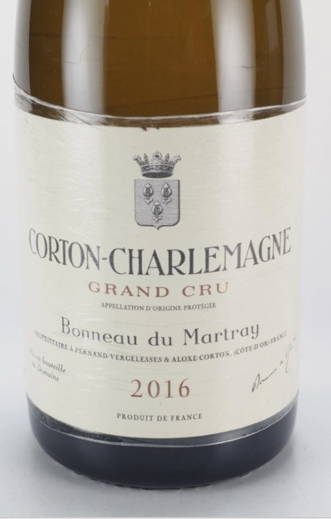 2016 Corton-Charlemagne Grand Cru/Bonneau du Martoray（お酒）の商品画像 - 査定依頼日：2026年8月17日 - 最高査定価格：44,000円