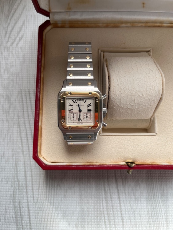 サントスガルベ　クロノ（高級時計）の商品画像 - 査定依頼日：2025年10月25日 - 最高査定価格：600,000円