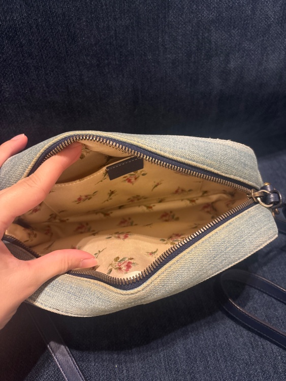 GUCCI GGマーモントデニムバッグ（ブランドバッグ）の商品画像 - 査定依頼日：2026年10月19日 - 最高査定価格：100,000円