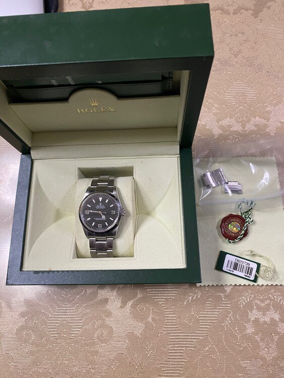 ロレックス エクスプローラー 11427（高級時計）の商品画像 - 査定依頼日：2025年1月30日 - 最高査定価格：770,000円