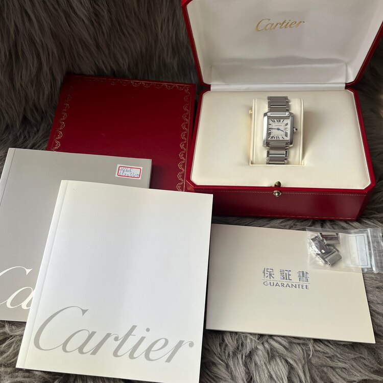 タンクフランセーズ（高級時計）の商品画像 - 査定依頼日：2025年3月1日 - 最高査定価格：255,000円