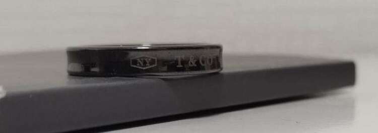 ティファニーナノーリングブラックチタン17号（金・貴金属）の商品画像 - 査定依頼日：2025年5月6日 - 最高査定価格：100,000円