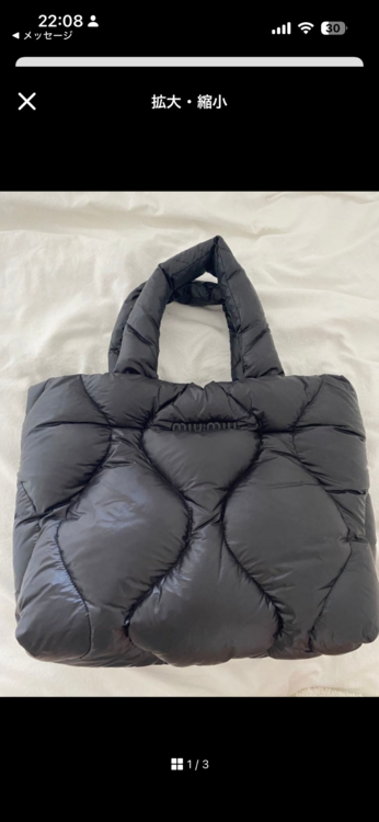 ミュウミュウ  （ブランドバッグ）の商品画像 - 査定依頼日：2026年1月27日 - 最高査定価格：100,000円