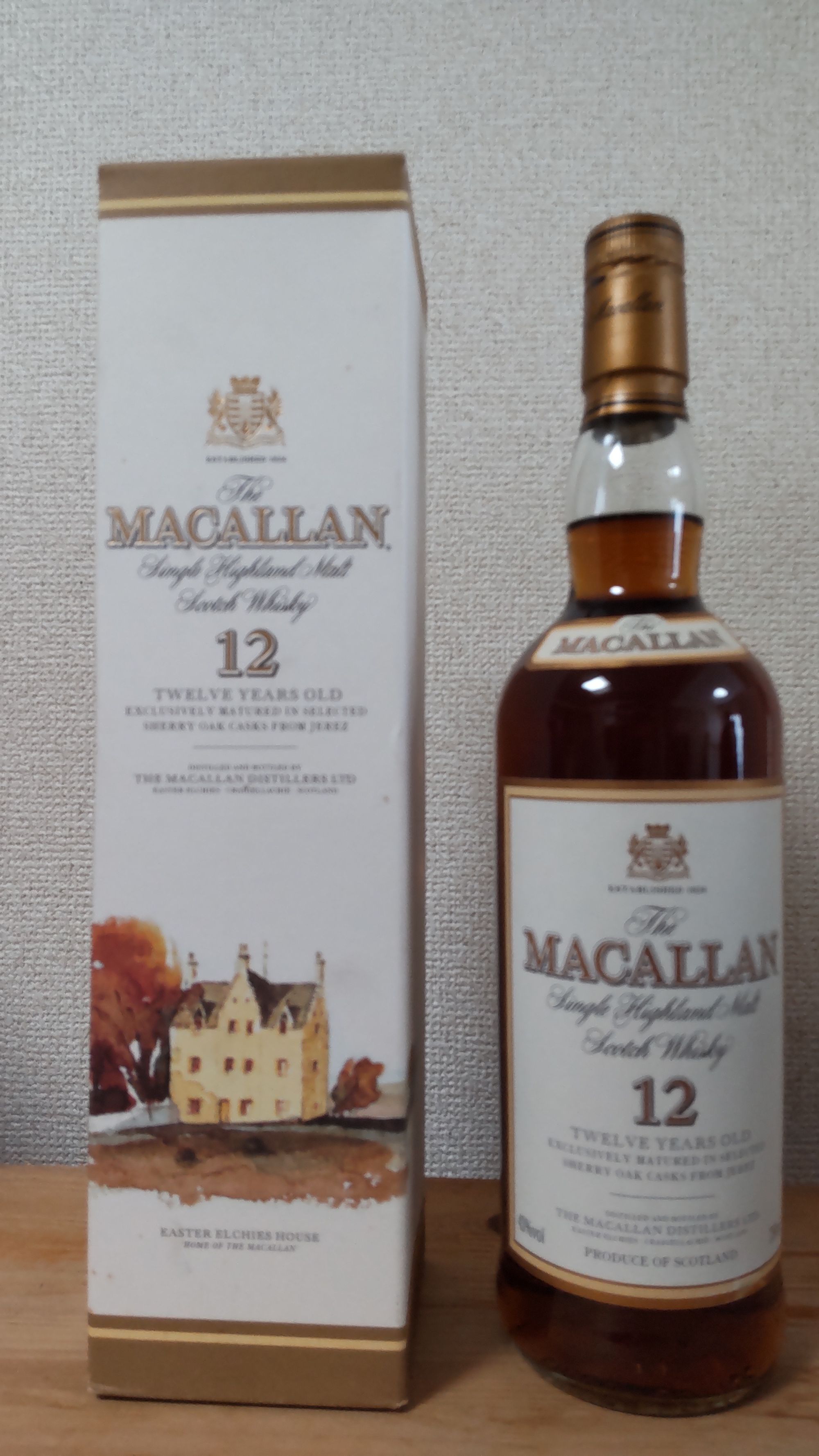 The Macallan 12年 ギフト箱入り　サントリー酒類（株）時代旧ボトル 楽天市場】マッカラン 12年 700ml 40度 旧ボトル 正規品 箱付