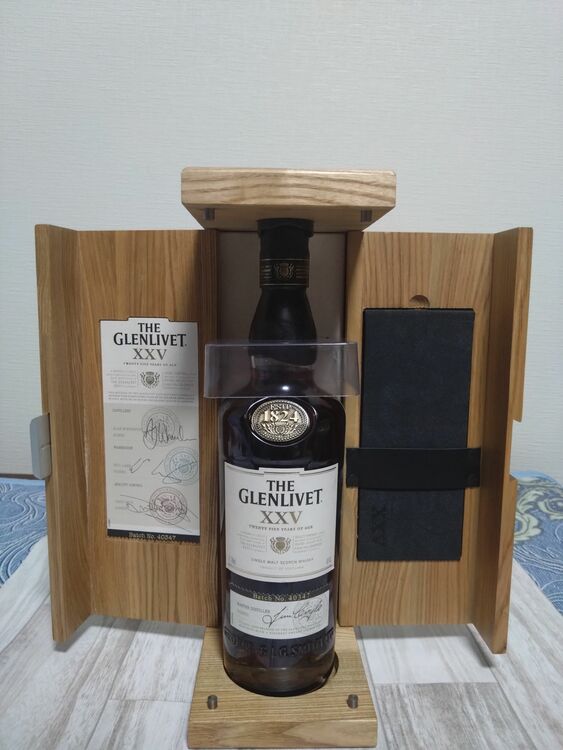 グレンリベット25年（お酒）の商品画像 - 査定依頼日：2025年9月1日 - 最高査定価格：40,000円
