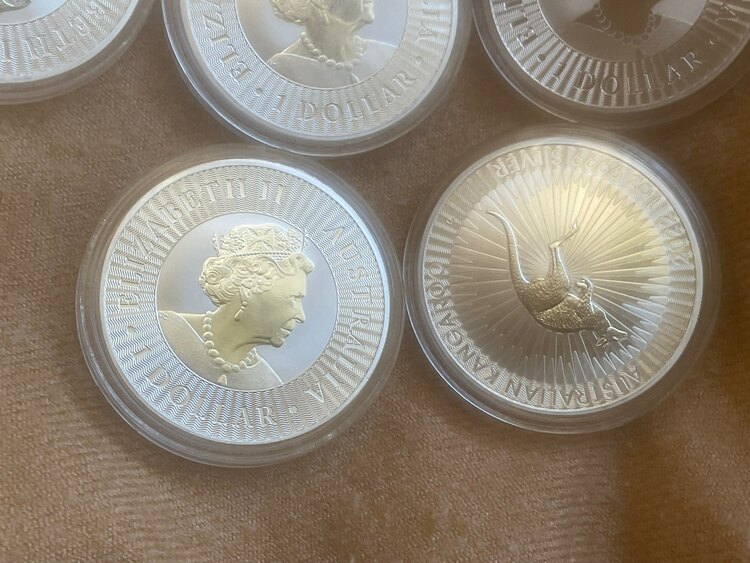 オーストラリア2022カンガルー1ドル1オンス銀貨11枚（金・貴金属）の商品画像 - 査定依頼日：2025年1月9日 - 最高査定価格：52,000円